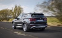 Vue 3/4 arrière du BMW X3 restylé