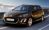 Peugeot 308 SW de première génération.