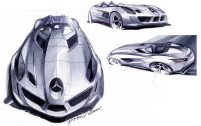 Vous pensiez qu'on pouvait difficilement faire plus spectaculaire qu'une SLR Roadster? Mercedes prouve ici le contraire.