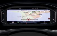 L'instrumentation digitale optionnelle permet notamment d'afficher la carte du GPS en grand face au conducteur.