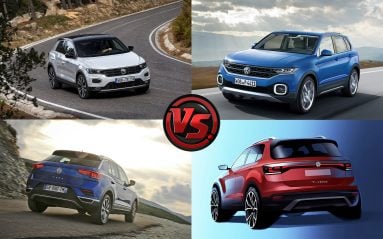 Le futur Volkswagen T-Cross face au T-Roc