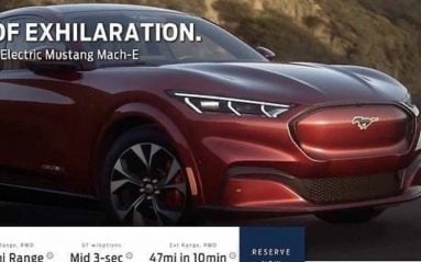 Scoop : le SUV électrique Ford Mustang Mach-E en fuite !