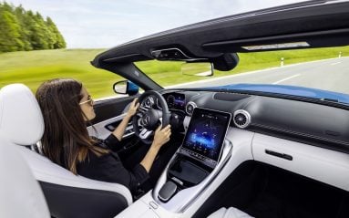 Planche de bord du futur Mercedes-AMG SL (2021)