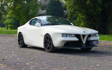 Avec sa plastique un peu baroque et beaucoup bio que ne renierait pas Luigi Colani, l'Alfa Romeo Castagna Milano Vittoria ne passe jamais inaperçue.