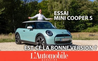 La Mini Cooper S 2024 dispose de 204 ch. 
