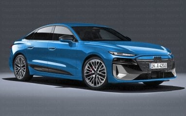 L'Audi A4 e-tron entrera en lice face à la Tesla Model 3.