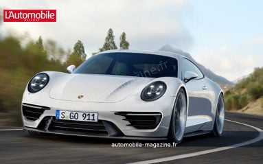 Prévue pour 2018, la prochaine génération de 911 conservera une silhouette caractéristique, agrémentée d'éléments empruntés au concept Mission E.