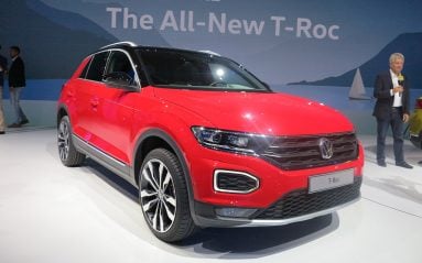 Avant le Salon de Francfort 2017, le T-Roc s'est présenté en avant-première devant un parterre de journalistes.