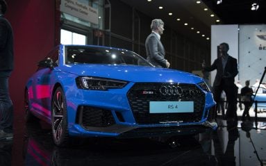 Audi est parvenu à garder le secret sur cette RS4 2018 jusqu'au moment de sa présentation officielle.