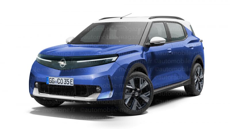 La seconde mouture de l'Opel Crossland attendue en 2024 se nommera Opel Frontera.