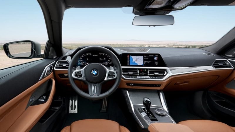 Intérieur de la BMW M440 d xDrive Coupé.