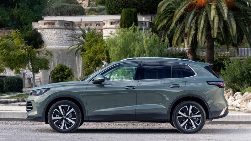 Le Tiguan est particulièrement confortable avec sa suspension pilotée