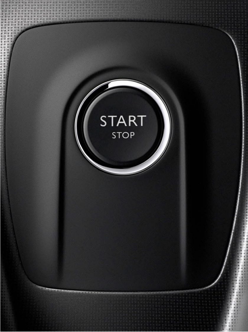 En option, la Citroën C4 peut également s'équiper d'un système de verrouillage et de démarrage sans clé.