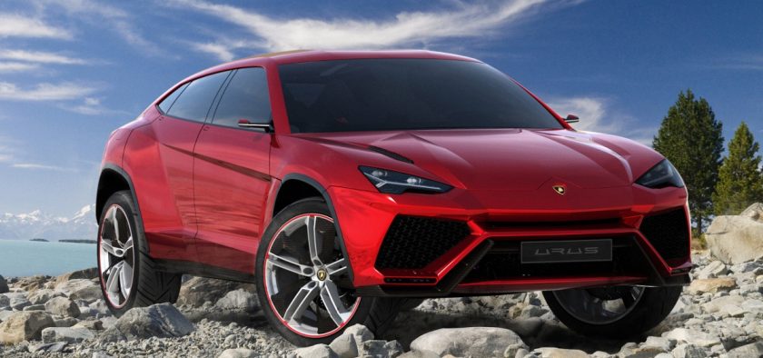 Voilà un environnement où on n'a pas l'habitude de tomber sur une Lamborghini.
