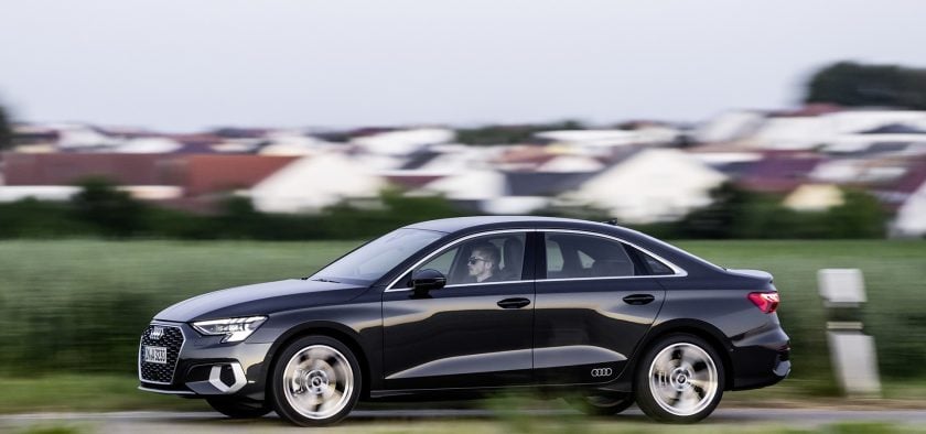 L'Audi A3 berline 35 TFSI mild-hybrid