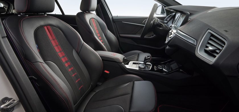 Intérieur de la BMW 128 ti.