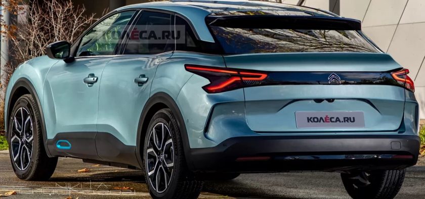 Illustration de la future Citroën C5 selon Kolesa