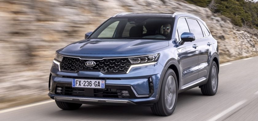 Le Kia Sorento.