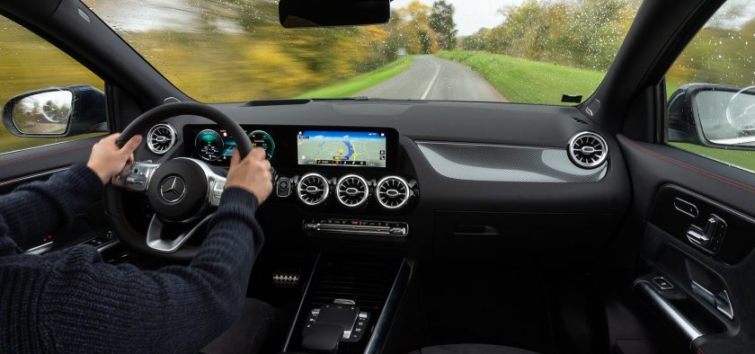 Intérieur du Mercedes GLA.