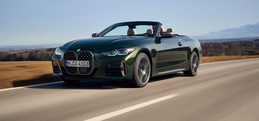 La nouvelle BMW Série 4 Cabriolet, ici la version M440i XDrive