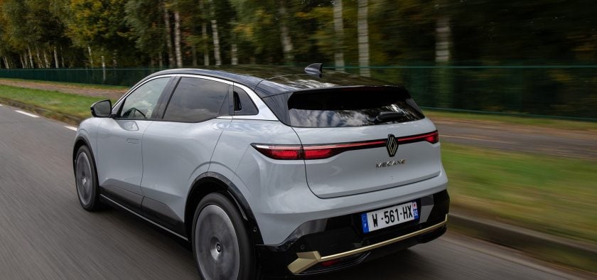 La nouvelle Renault Mégane électrique n'est pas très originale sur la forme.