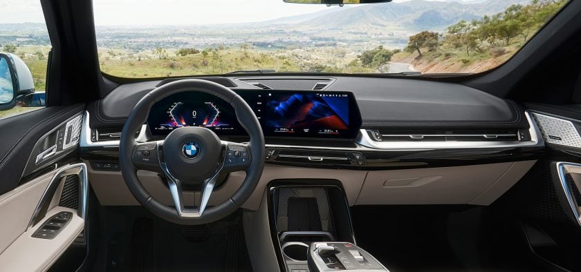 Intérieur du nouveau BMW iX1.