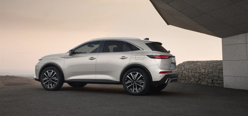 Profil du DS 7 restylé