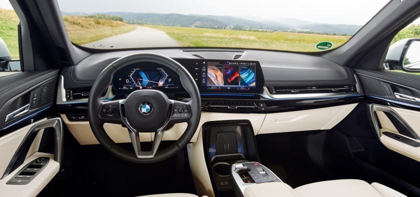 Intérieur du nouveau BMW X1.