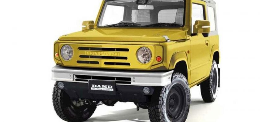 Chez DAMD on n'est pas sectaire, le nouveau Jimny peut ressembler à son arrière grand-père.
