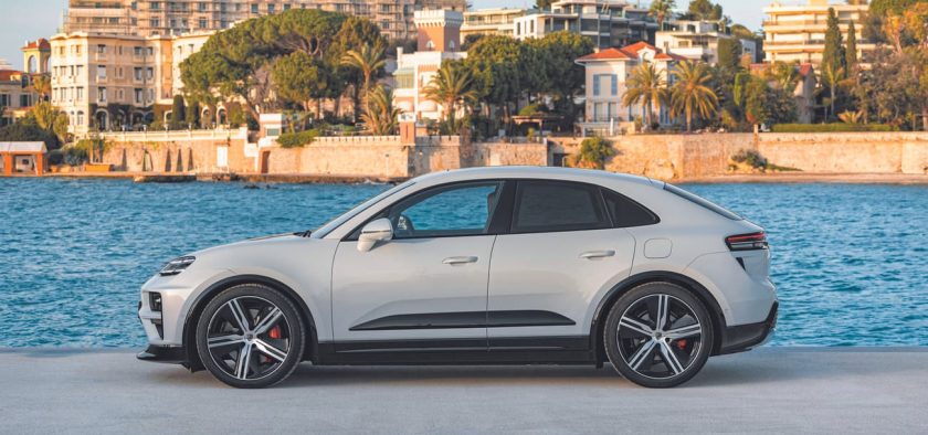 Le nouveau Porsche Macan électrique proposerait autour de 600 km d'autonomie sur le cycle WLTP.