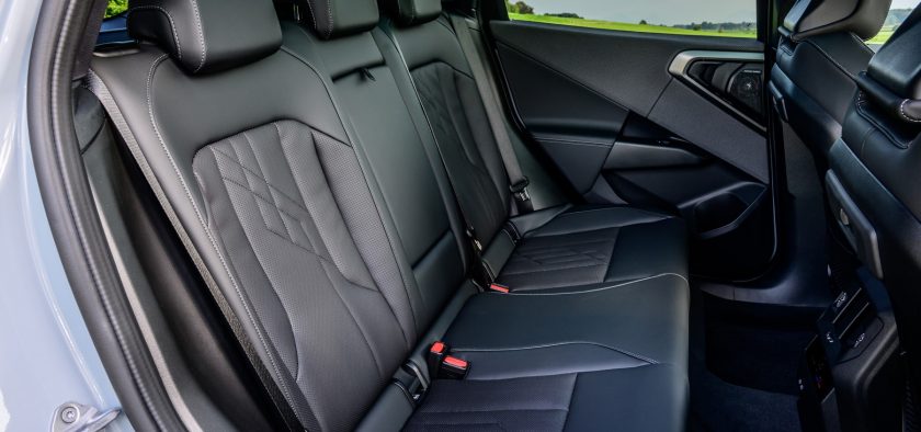 Les places arrière du nouveau BMW X3 sont assez généreuses.