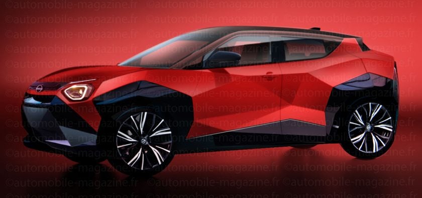 Voici les lignes très originales du futur Nissan Juke 100% électrique