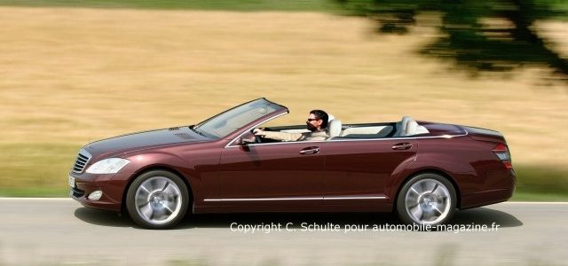 Un Cabriolet sur base de la future Classe S, accessible via quatre portes, devra plaire aux amateurs d'air fortunés et... exhibitionnistes.