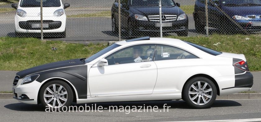 Le profil de la Mercedes CL est l'élément qui inaugure le moins de changement.