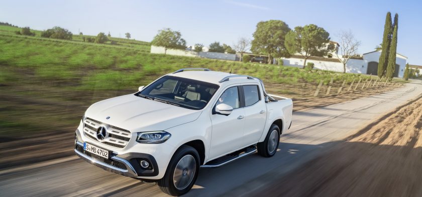 C'est la première fois que Mercedes propose un pick-up... si l'on excepte quelques transformations du vénérable Classe G.