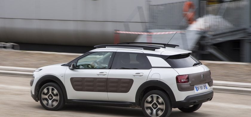 Les Airbumps du Citroën C4 Cactus peuvent être commandés dans différentes couleurs